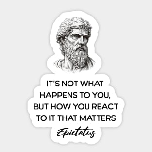 Epictetus Quote Sticker